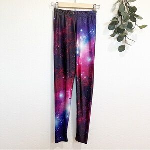 Blackmilk- Purple/Pink Galaxy Leggings Small